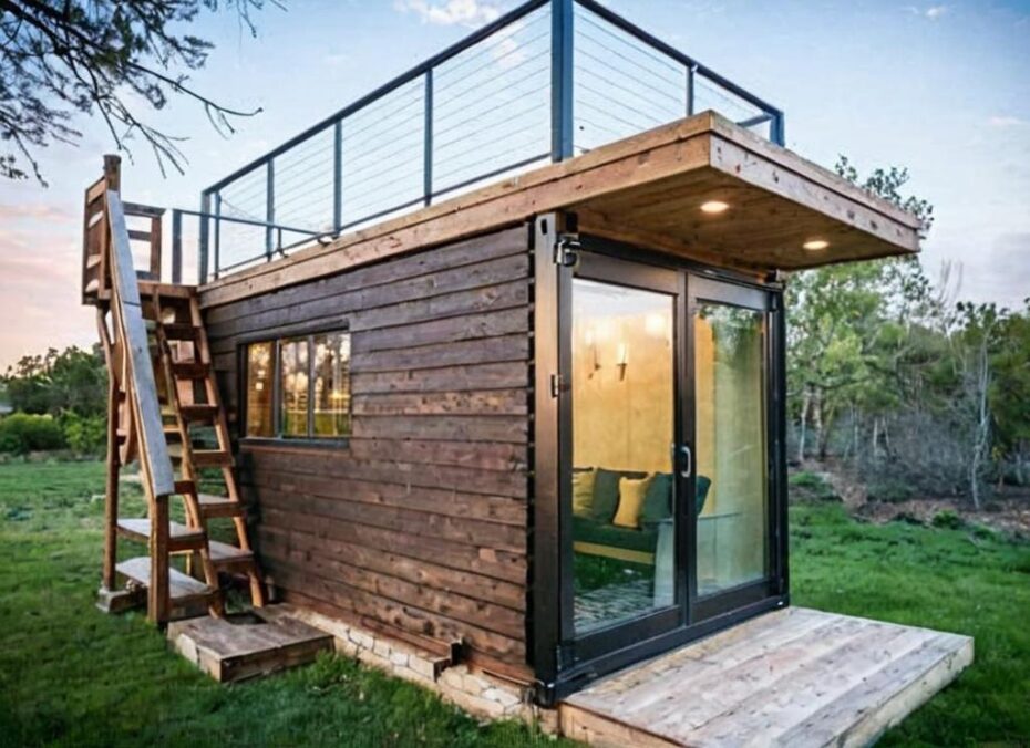 Mini casas con terraza, una forma de disfrutar al aire libre